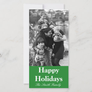 G06 Green Colour Holiday Card