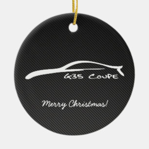 G35 Coupe Brushstroke Christmas Ornament