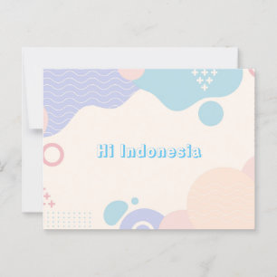 G6 Postcards Hi Indonesia