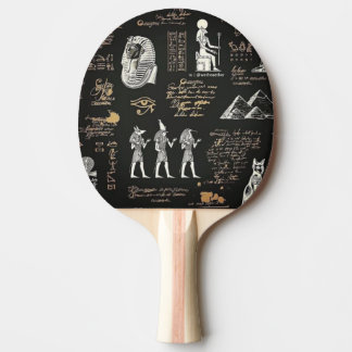G90Pharaoh with the hammer Hieroglyphs Ping Pong Paddle