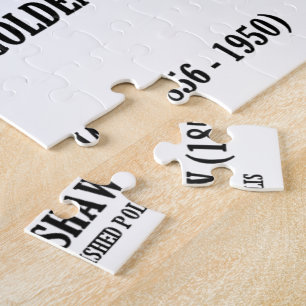 G. B. Shaw Golden Rule No Golden Rules Quote Jigsaw Puzzle