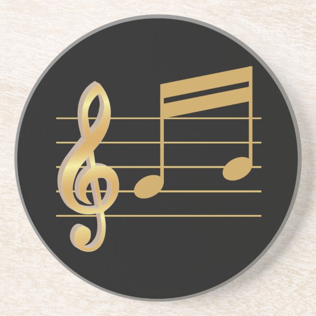 G-Clef Coaster (Front)