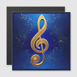 G-Clef Magnetic Greeting Card