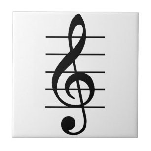G clef tile