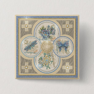 G Creation Office 2 Inch Square Button