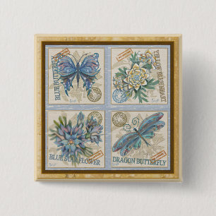 G Creation Office 2 Inch Square Button