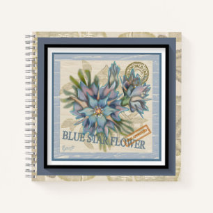 G Creation Office blue flower Notebook