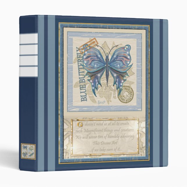 G Creation Office butterfly Binder (Front/Spine)