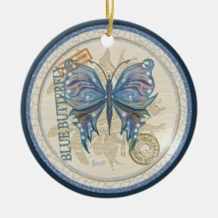 G Creation Office butterfly Ceramic Ornament