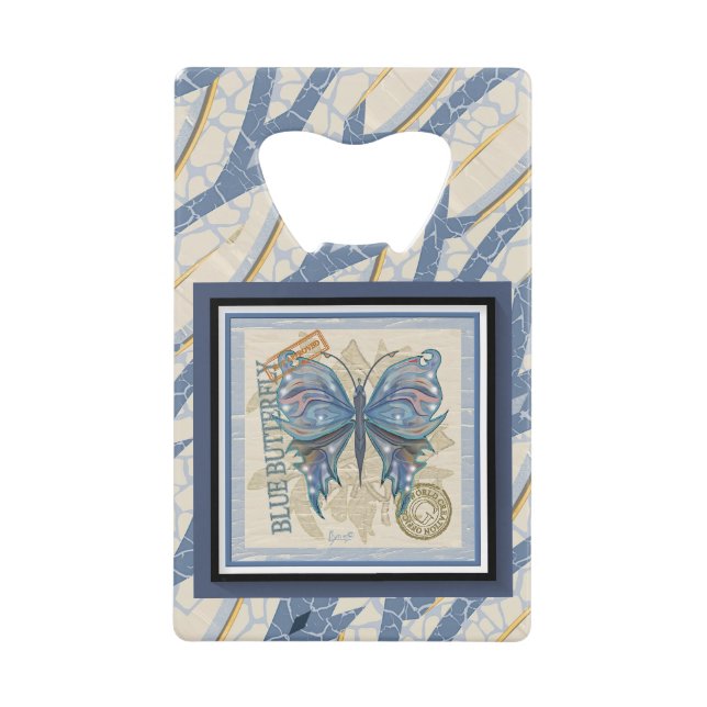 G Creation Office butterfly Credit Card Bottle Opener (Front)