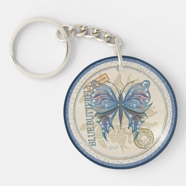 G Creation Office butterfly Keychain (Front)