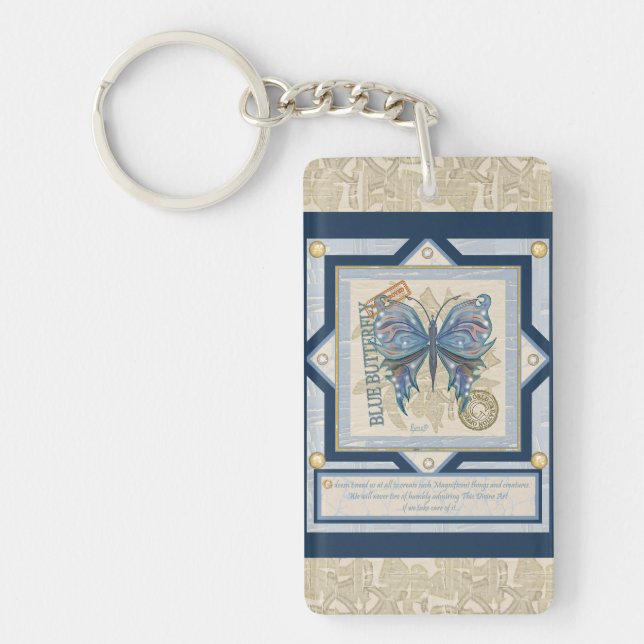 G Creation Office butterfly Keychain (Front)