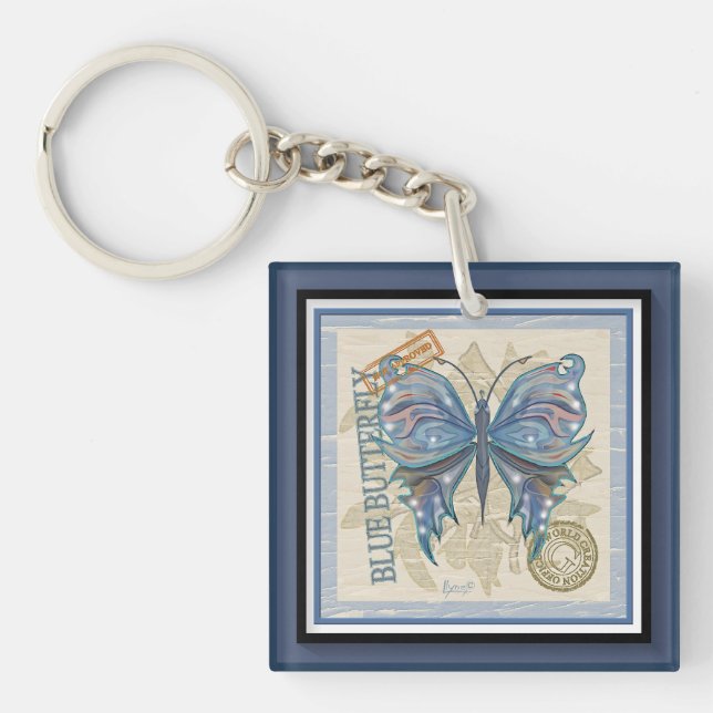 G Creation Office butterfly Keychain (Front)