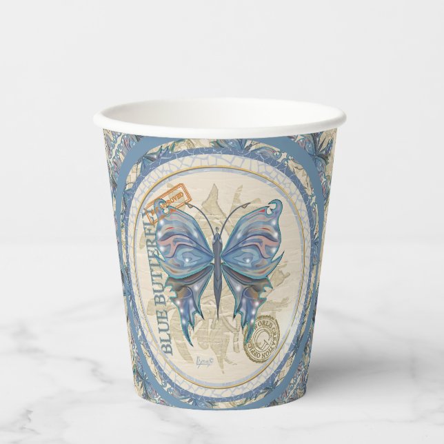 G Creation Office butterfly Paper Cups (Front)