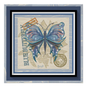 G Creation Office butterfly Poster