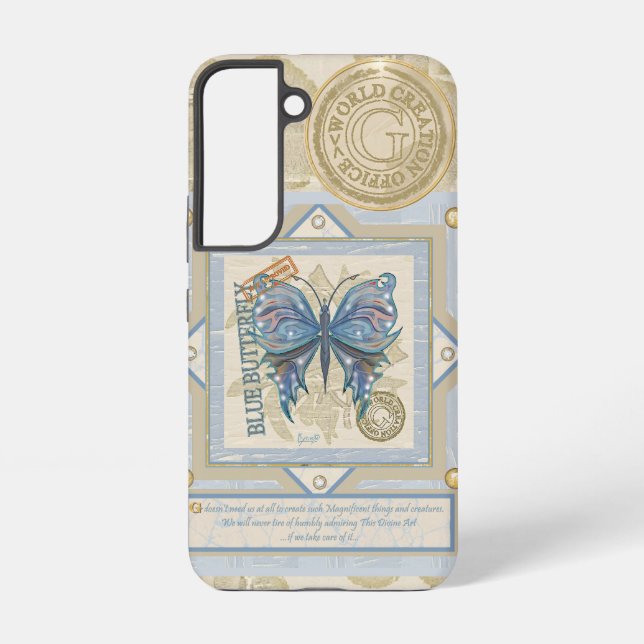 G Creation Office butterfly Samsung Galaxy S22 Case (Back)