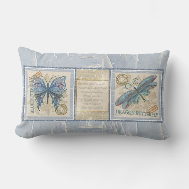 G Creation Office Butterfly Throw Pillow (Front)