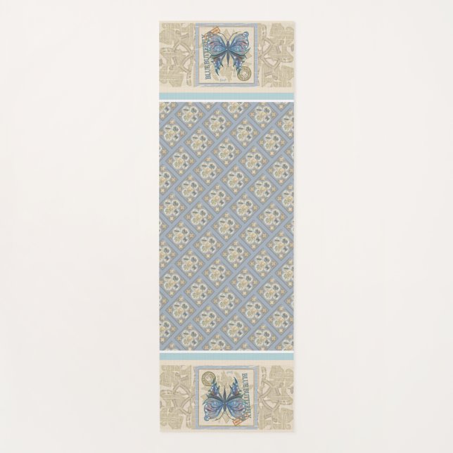 G Creation Office butterfly Yoga Mat (Front)