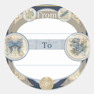 G Creation Office Classic Round Sticker