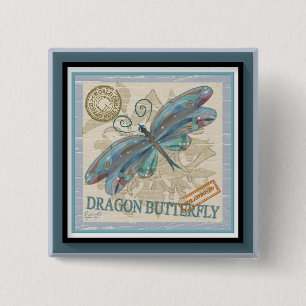 G Creation Office dragonfly 2 Inch Square Button
