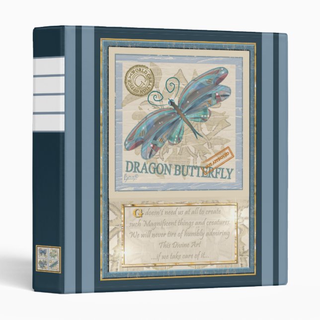 G Creation Office dragonfly Binder (Front/Spine)