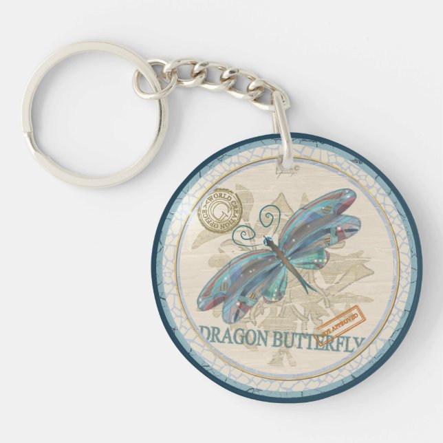 G Creation Office dragonfly Keychain (Front)