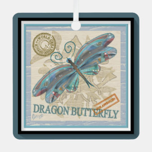 G Creation Office dragonfly Metal Ornament