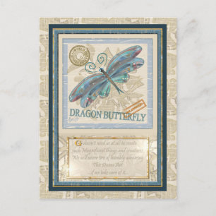 G Creation Office dragonfly Postcard