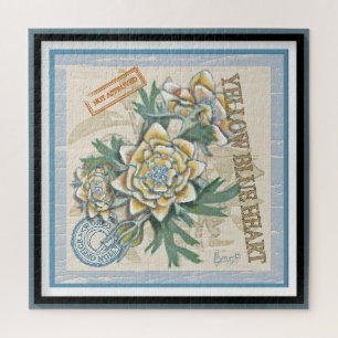 G Creation Office yellow flower Jigsaw Puzzle