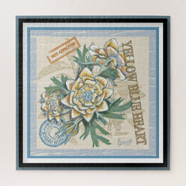 G Creation Office yellow flower Jigsaw Puzzle (Vertical)