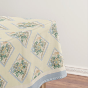 G Creation Office yellow flower Tablecloth