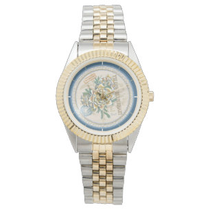 G Creation Office yellow flower Watch
