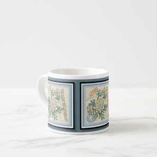 G Creation Office yellowe flower Espresso Cup