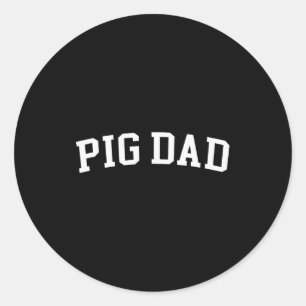 G Dad  Classic Round Sticker
