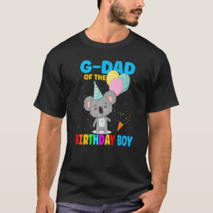 G Dad Of The Birthday Boy Koala Bear Family Koalas T-Shirt