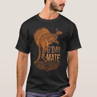 G Day Mate Outback Australia Animal Kangaroo T-Shirt