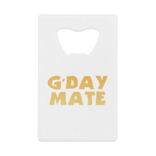 G’Day Mate Stainless Steel Bottle Opener Credit Card Bottle Opener