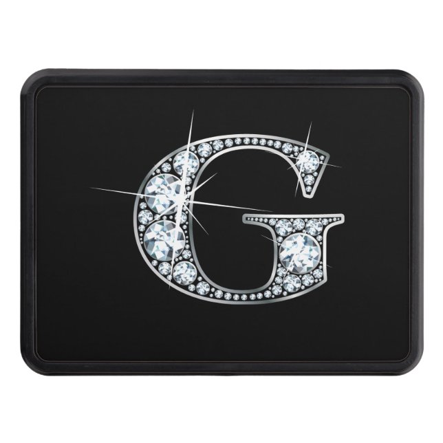 G "Diamond Bling" Trailer Hitch Cover (Front)