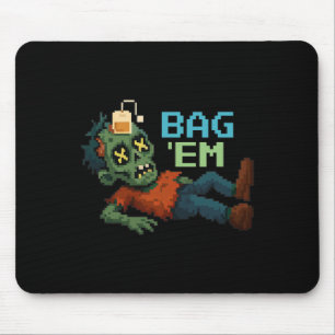 G em Pixel Zombie Tea G Halloween Npc Gamer Meme  Mouse Pad