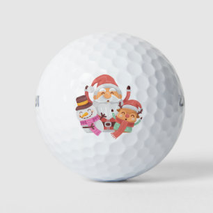 G Father Christmas Golf Balls