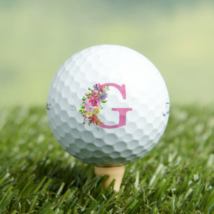 G Floral Golf Balls