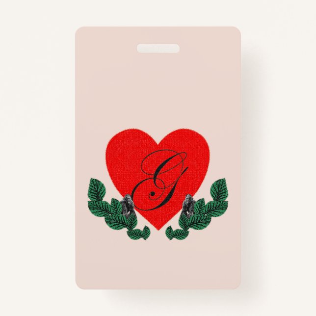 G for Gorilla Badge (Back)