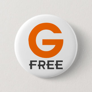 G Free Gluten Free 2 Inch Round Button