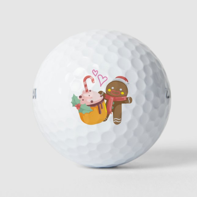 G gingerbread man golf balls (Front)