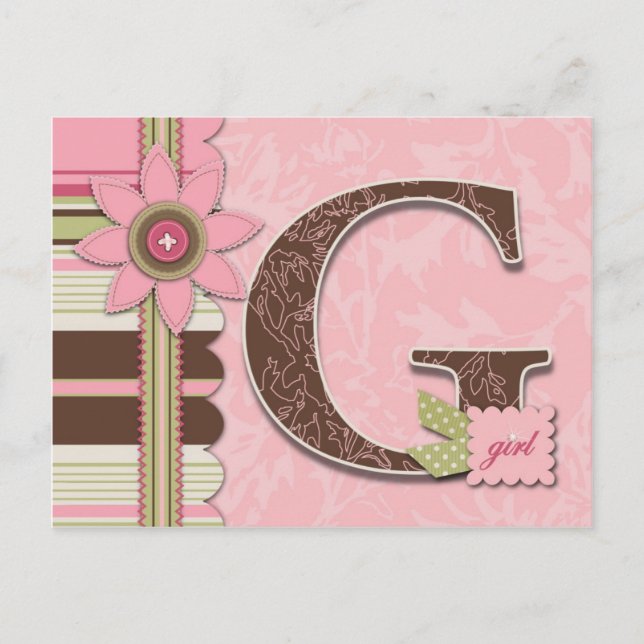 G Girl Postcard (Front)