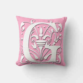 G Initial letter Monogram - Cushion