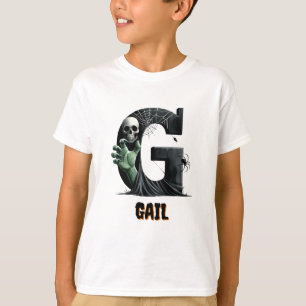 G Initial Trick or Treat Halloween T-Shirt