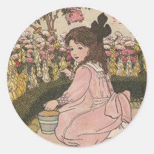 G is For Garden Classic Round Sticker