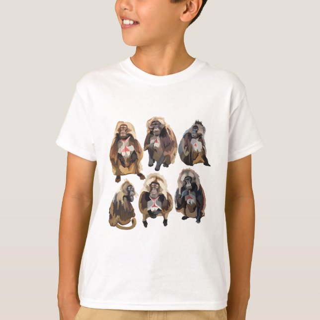 G is for Gelada T-Shirt (Front)