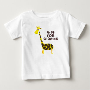 G is For Giraffe Baby T-Shirt